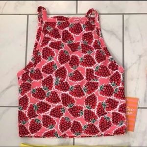 Kortni Jeane Raspberries 2.0 top
